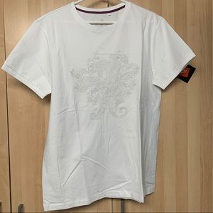 XIOS White Graphic Tee